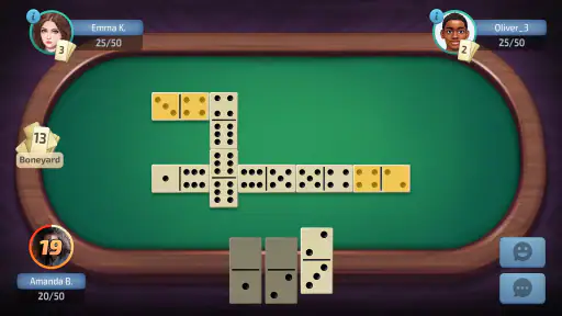 Dominó - Jogo clássico online screenshot