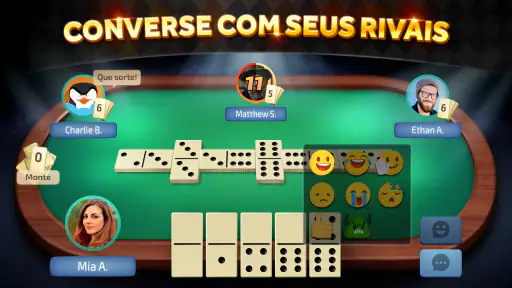 Dominó - Jogo clássico online screenshot