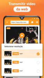 Espelhar celular na TV - XCast screenshot