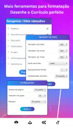Fazer Currículo, CV em PDF screenshot
