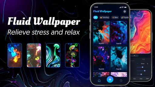 Fluid Wallpaper: Magic Fluids screenshot