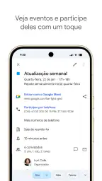 Google Agenda screenshot