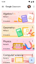 Google Sala de Aula screenshot