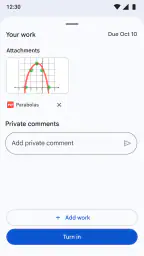 Google Sala de Aula screenshot