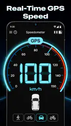 GPS Speedometer & Speed Alerts screenshot