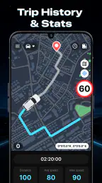GPS Speedometer & Speed Alerts screenshot