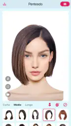 Hairstyle Try On - Penteado IA screenshot