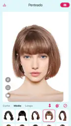 Hairstyle Try On - Penteado IA screenshot
