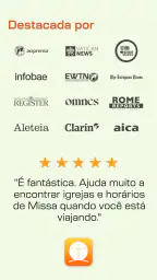 Horários de Missa screenshot