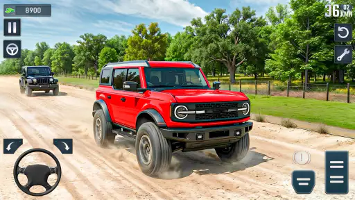 Jogo real de jipe ​​​​offroad screenshot