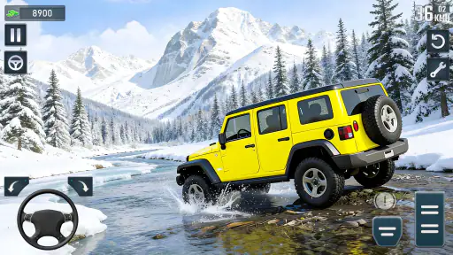 Jogo real de jipe ​​​​offroad screenshot