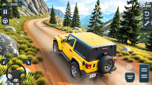 Jogo real de jipe ​​​​offroad screenshot