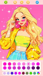 Jogos de pintar:boneca meninas screenshot