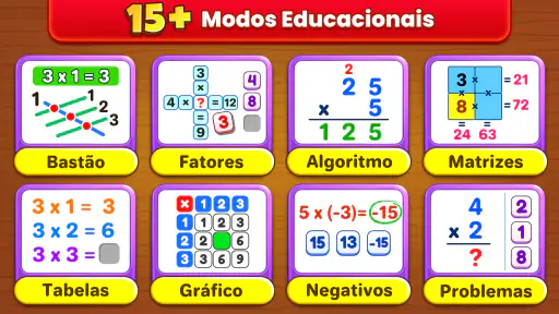 Jogos matemática multiplicação screenshot