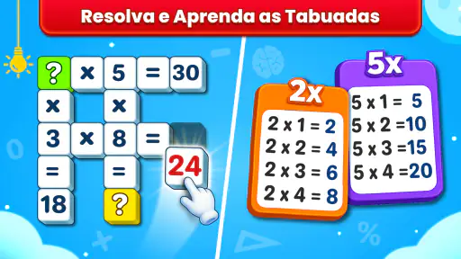 Jogos matemática multiplicação screenshot