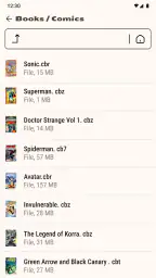 Leitor de quadrinhos (cbz/cbr) screenshot