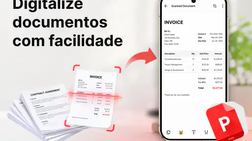 Leitor PDF: Editar e escanear screenshot