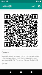 Leitor QR Code screenshot