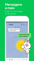 LINE: Chamadas & Mensagens screenshot