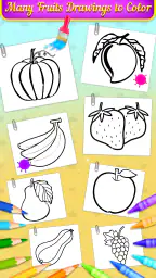Livro de colorir frutas screenshot