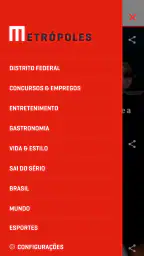 Metrópoles screenshot