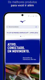 Mizuno App: Tênis e muito mais screenshot