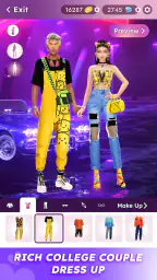 Modelo Moda: Maquiagem, Roupa screenshot