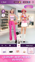Modelo Moda: Maquiagem, Roupa screenshot