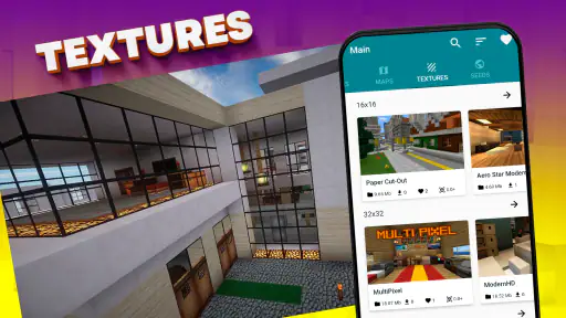 Mods, maps skins for Minecraft screenshot