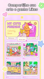 My Cute Friends: Livro Colorir screenshot