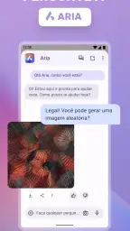 Navegador privado Opera com IA screenshot