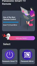 Panasonic Smart TV Remote screenshot