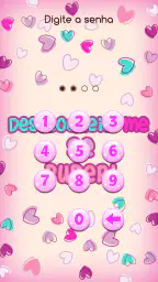 Tela de Bloqueio Fofa e Papel screenshot