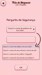 Tela de Bloqueio Fofa e Papel screenshot