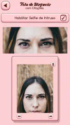 Tela de Bloqueio Fofa e Papel screenshot