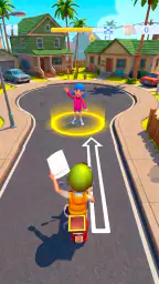 Paper Boy Race — Jogo da moto screenshot