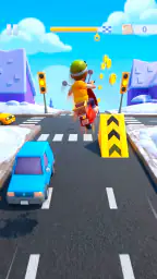 Paper Boy Race — Jogo da moto screenshot