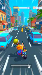 Paper Boy Race — Jogo da moto screenshot