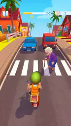 Paper Boy Race — Jogo da moto screenshot