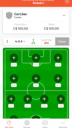 Parciais CFC screenshot