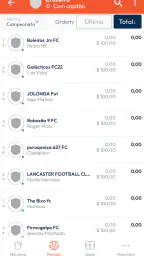 Parciais CFC screenshot