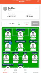 Parciais CFC screenshot