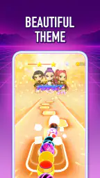 Piano Ballz Beat: Jogo de Kpop screenshot