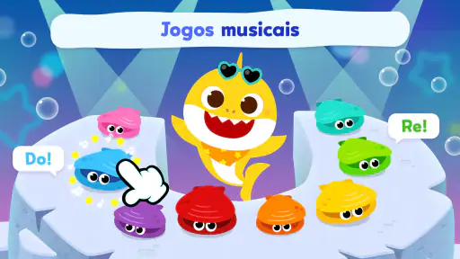 Pinkfong Bebê Tubarão: Jogos screenshot