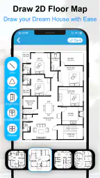 Plano de projeto de casa 3D screenshot