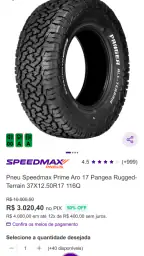 PNEUSTORE: Compre Pneus Online screenshot