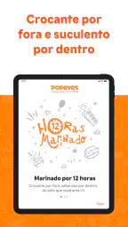 Popeyes Brasil screenshot