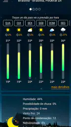 Previsão meteorológica screenshot