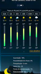 Previsão meteorológica screenshot