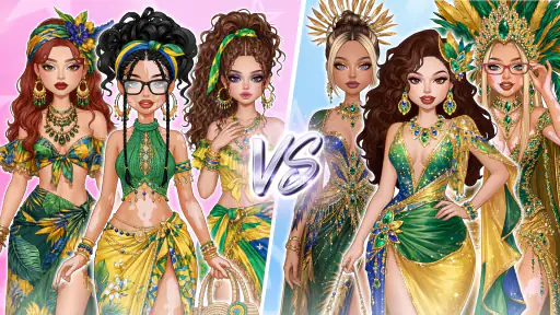 Rebel Glam: Jogos de Vestir screenshot